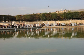 Sumusu Shingu, Sinfonietta of light, FIAC hors-les-murs, Jardin des Tuileries, 2012