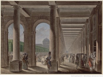 Vue de la Galerie du Palais Royal, Paris, 1800