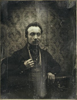 Autoportrait de Girault de Prangey, daguerréotype, 1840