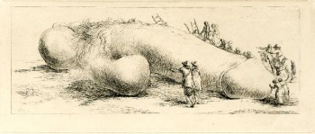 Phallus Phénoménal, estampe de Vivant Denon