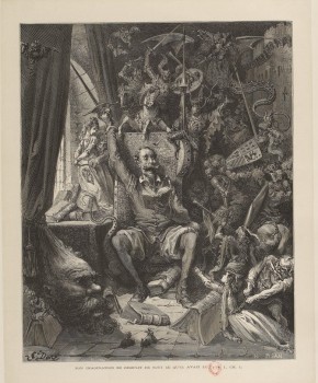 Don Quichotte dans son fauteiuil