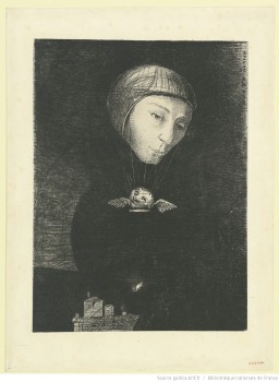 Lithographie d'Odilon Redon