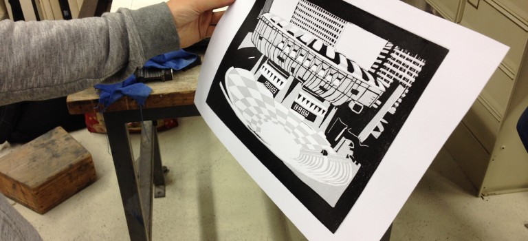 Retours sur un stage de linogravure à l’URDLA